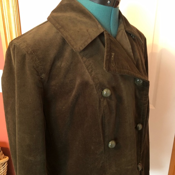 Talbots Jackets & Blazers - Dark olive Talbots velvet jacket